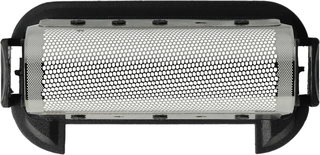 vhbw Scherfolie kompatibel mit Braun Micron 808 Elektrorasierer + Rahmen, schwarz/Silber