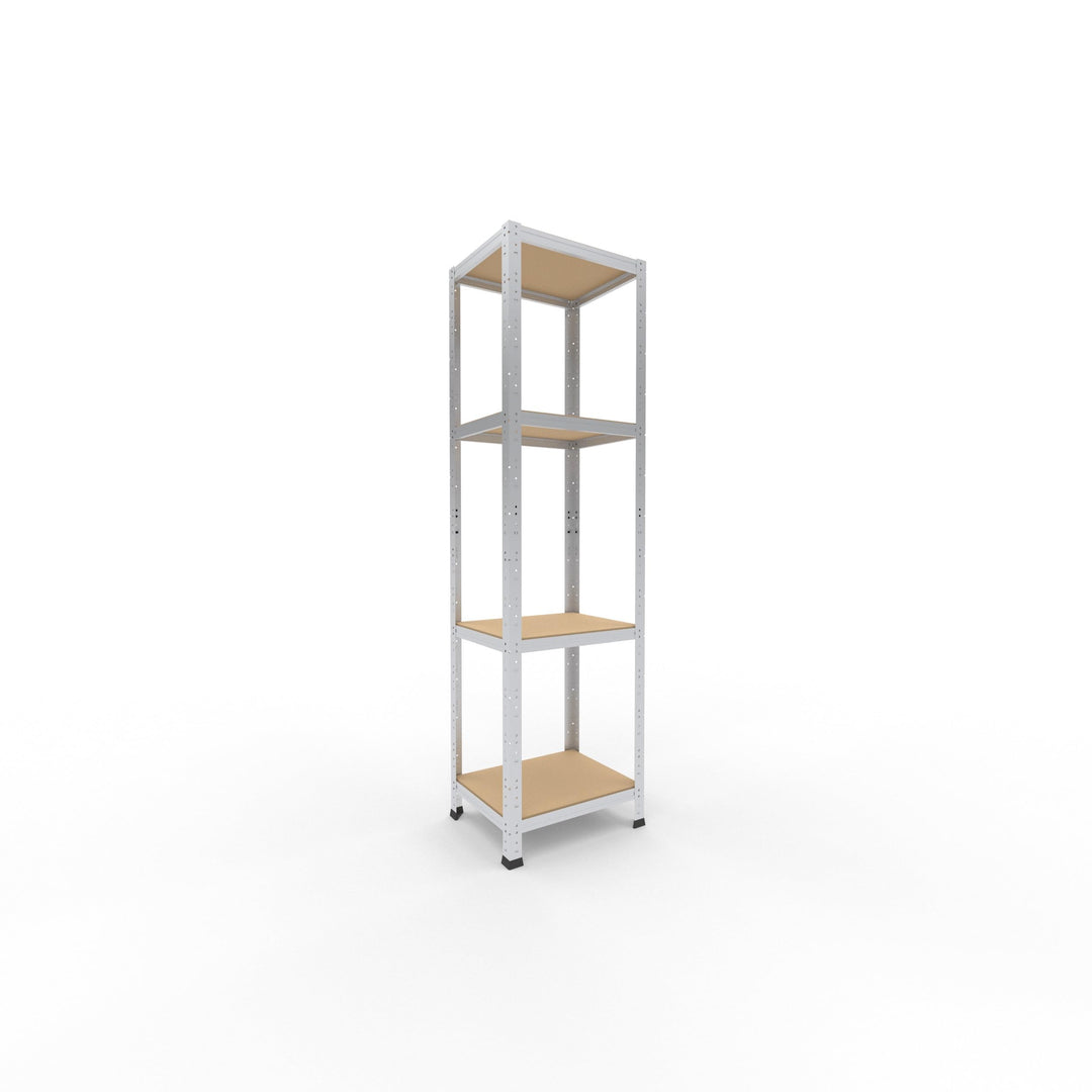 shelfplaza® 180x50x40cm HOME Schwerlastregal verzinkt/Metallregal mit 4 Böden/Kellerregal Metall, Ga