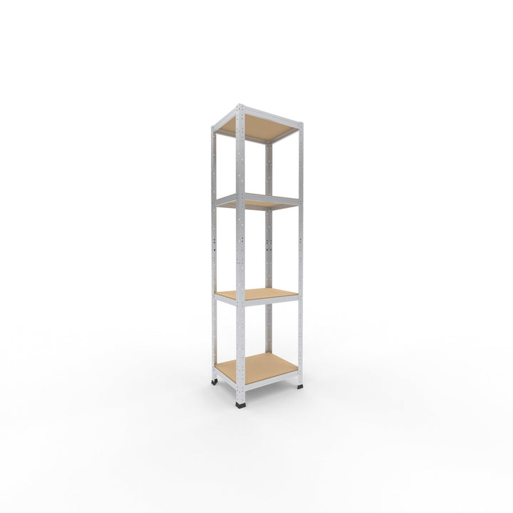 shelfplaza® 180x50x40cm HOME Schwerlastregal verzinkt/Metallregal mit 4 Böden/Kellerregal Metall, Ga