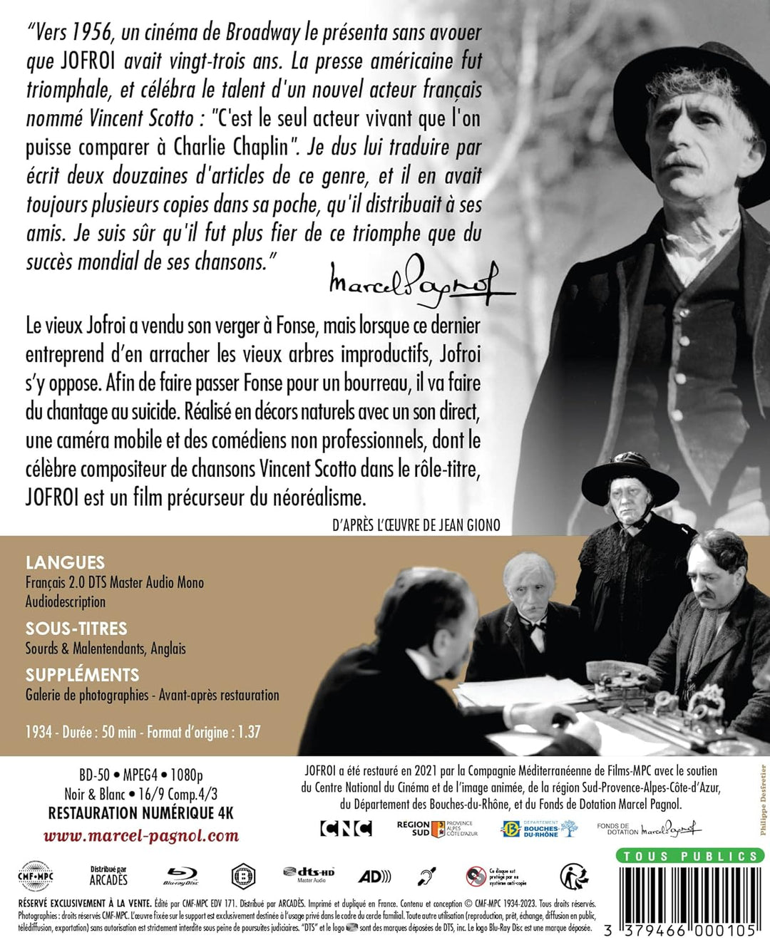 Jofroi [Blu-ray] [FR Import], Blu-ray