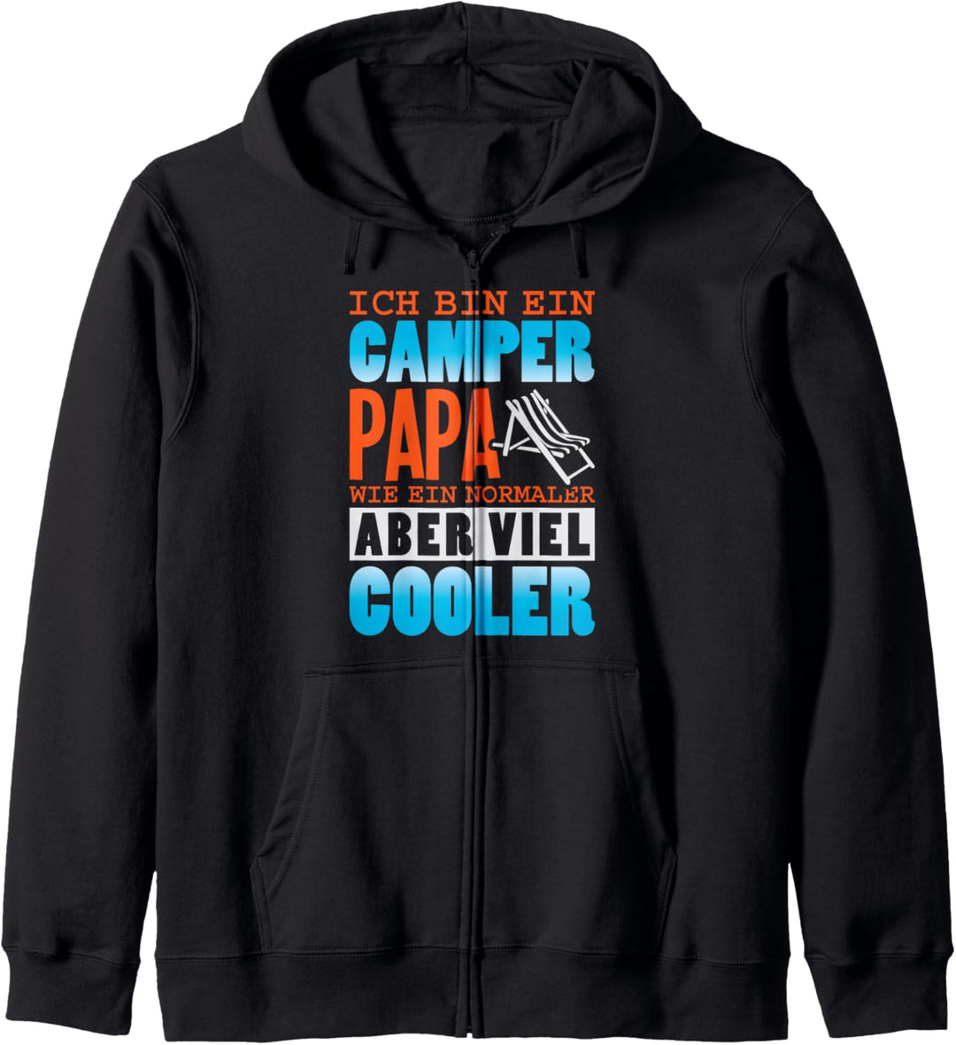 Camping Urlaub Ich Bin Ein Camper Papa Kapuzenjacke