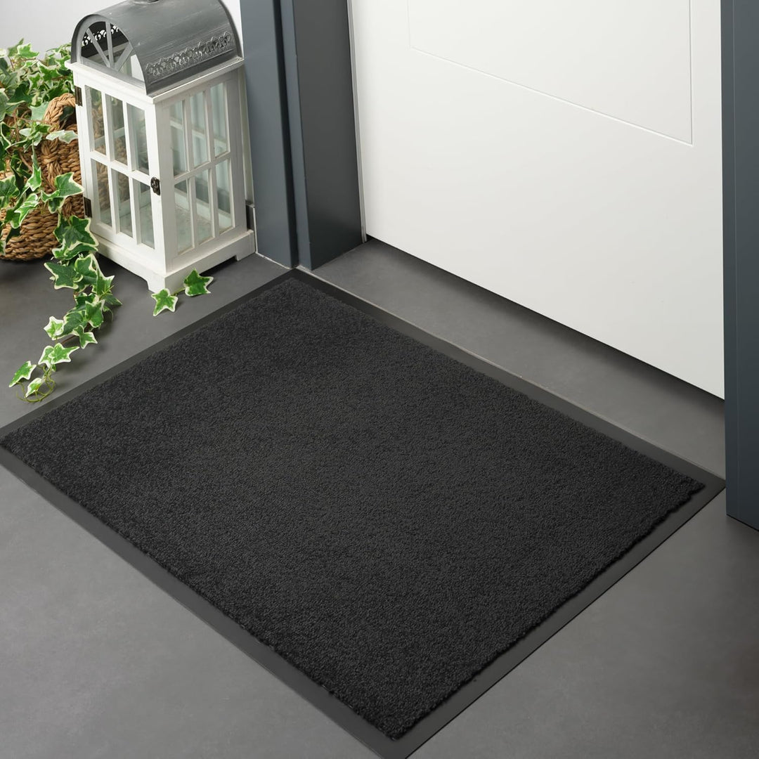furni24 Fussmatte – Leicht zu reinigen, wetterfeste Schmutzfangmatte mit Rutschfester Rückseite – Fü