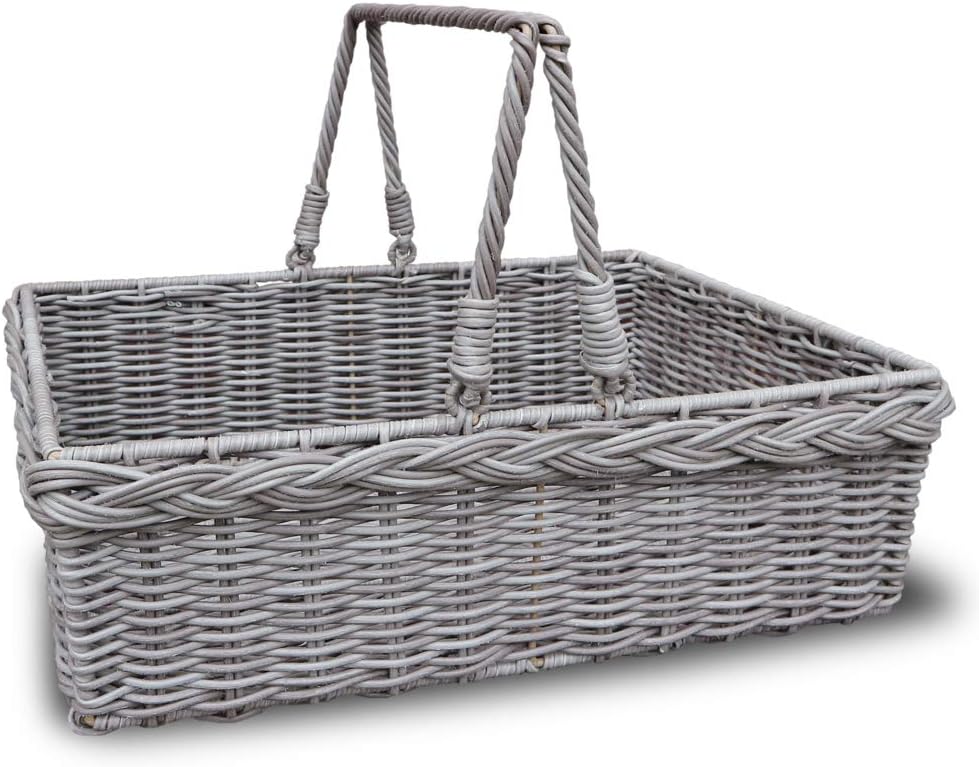 HABAU 3171 Picknickkorb, Kunststoff, grau