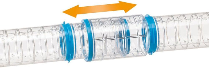 Ferplast Röhren Hamster-Set, Zubehör für Hamsterkäfig, insgesamt 9 Teile, Hamster Tunnel Rohr mit Be
