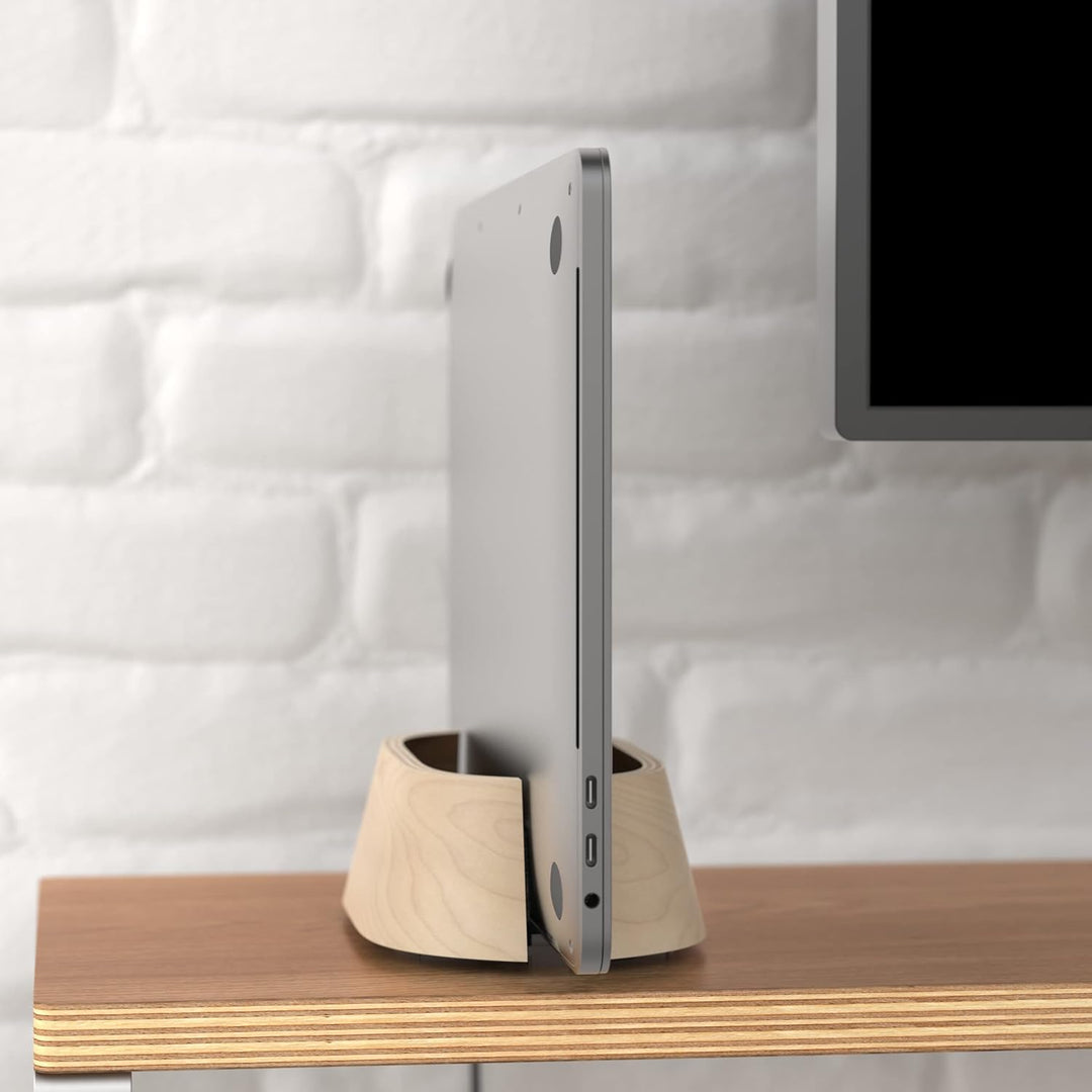 HumanCentric Laptop-Halterung, vertikaler Laptop-Ständer – verstellbare Halterung und Docking, aufre