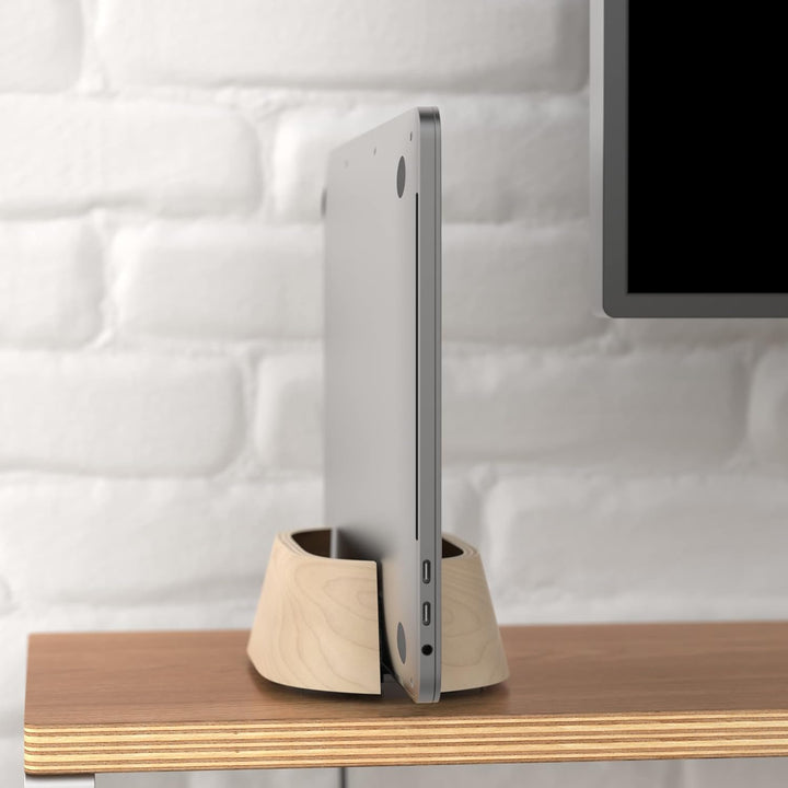 HumanCentric Laptop-Halterung, vertikaler Laptop-Ständer – verstellbare Halterung und Docking, aufre