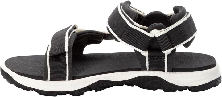 Jack Wolfskin Unisex Kinder Seven Seas 3 K Freizeitsandale 27 EU Schwarz, 27 EU Schwarz