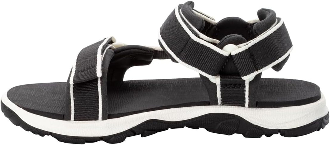 Jack Wolfskin Unisex Kinder Seven Seas 3 K Freizeitsandale 26 EU Schwarz, 26 EU Schwarz