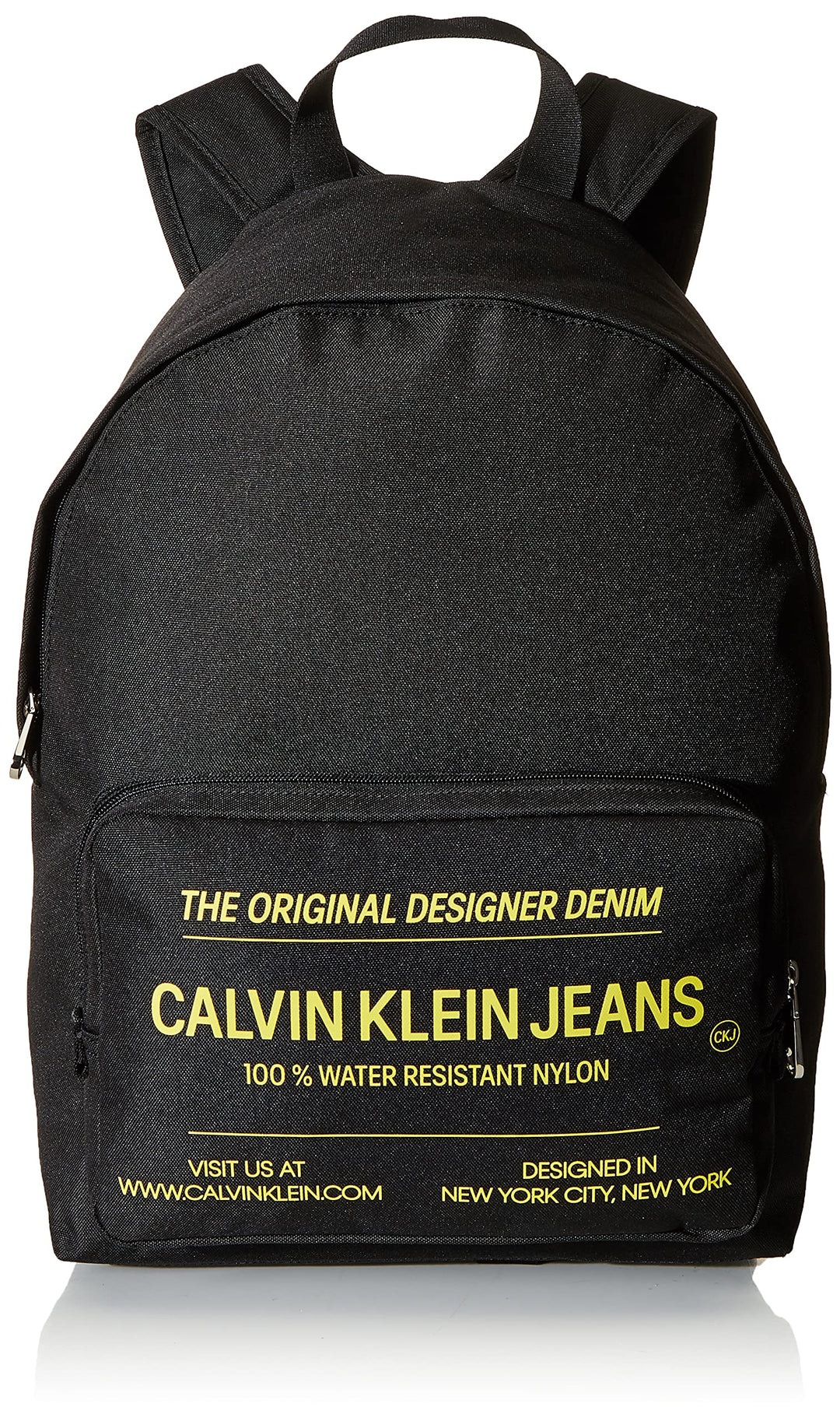 Calvin Klein CKJ Sport Essential Campus Backpack Black with Industrial Print