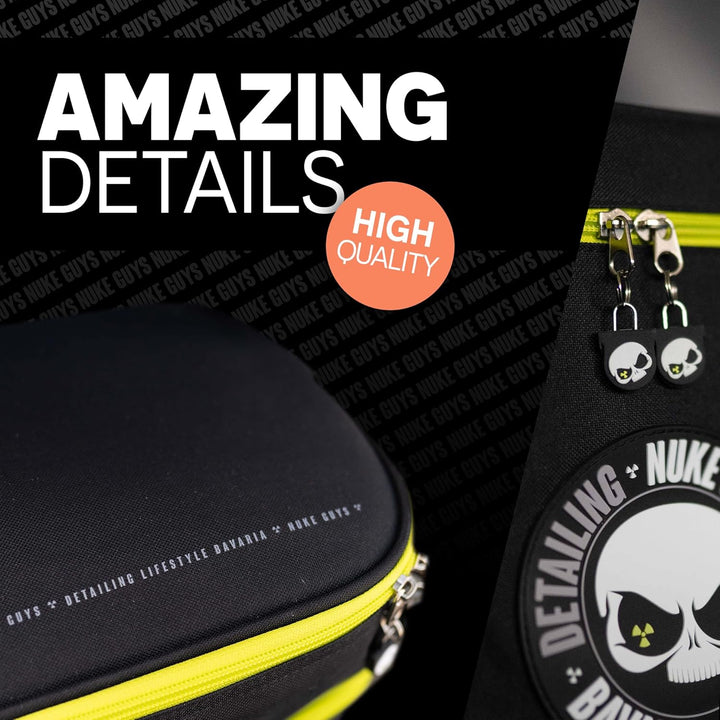 Nuke Guys Detailing Bag Small | Praktische Tasche für den Kofferraum mit Klett für optimale Fixierun