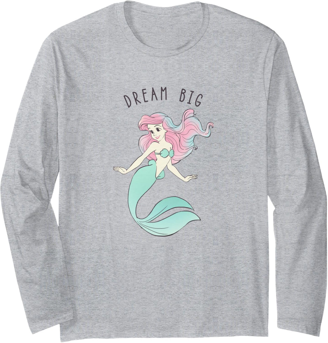 Disney The Little Mermaid Ariel Dream Big Portrait Langarmshirt