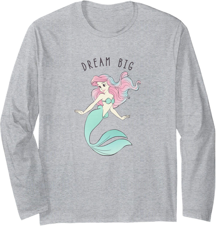 Disney The Little Mermaid Ariel Dream Big Portrait Langarmshirt