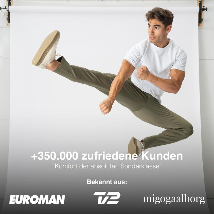 Performance Pants Herren - Stilvolle Slim Fit Herren Hosen Stretch - Hosen Herren Stretch - Angenehm