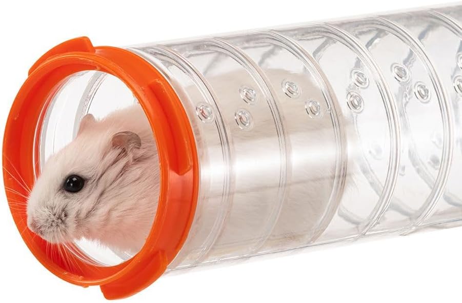 Ferplast Röhren Hamster-Set, Zubehör für Hamsterkäfig, insgesamt 9 Teile, Hamster Tunnel Rohr mit Be
