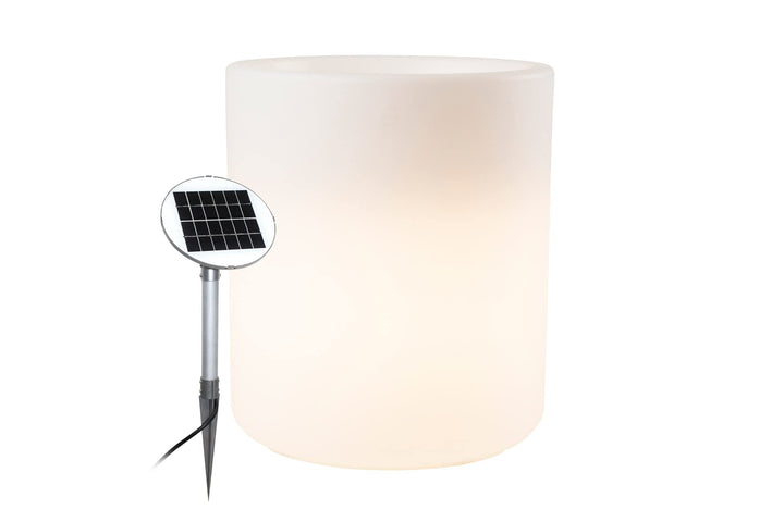 8 seasons design Elegant Pot S (Solar) 32361S Weiss S (39x39x45cm) SOLAR, S (39x39x45cm) SOLAR