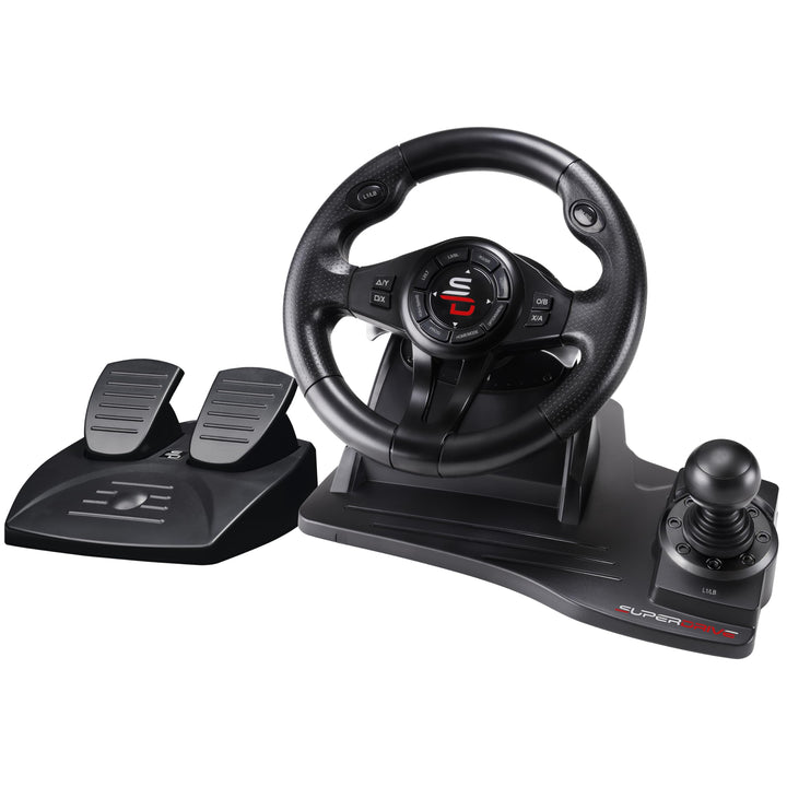 Subsonic Superdrive - GS550 Racing-Lenkrad mit Pedalen, Schaltwippen, Schalthebel und Vibration für