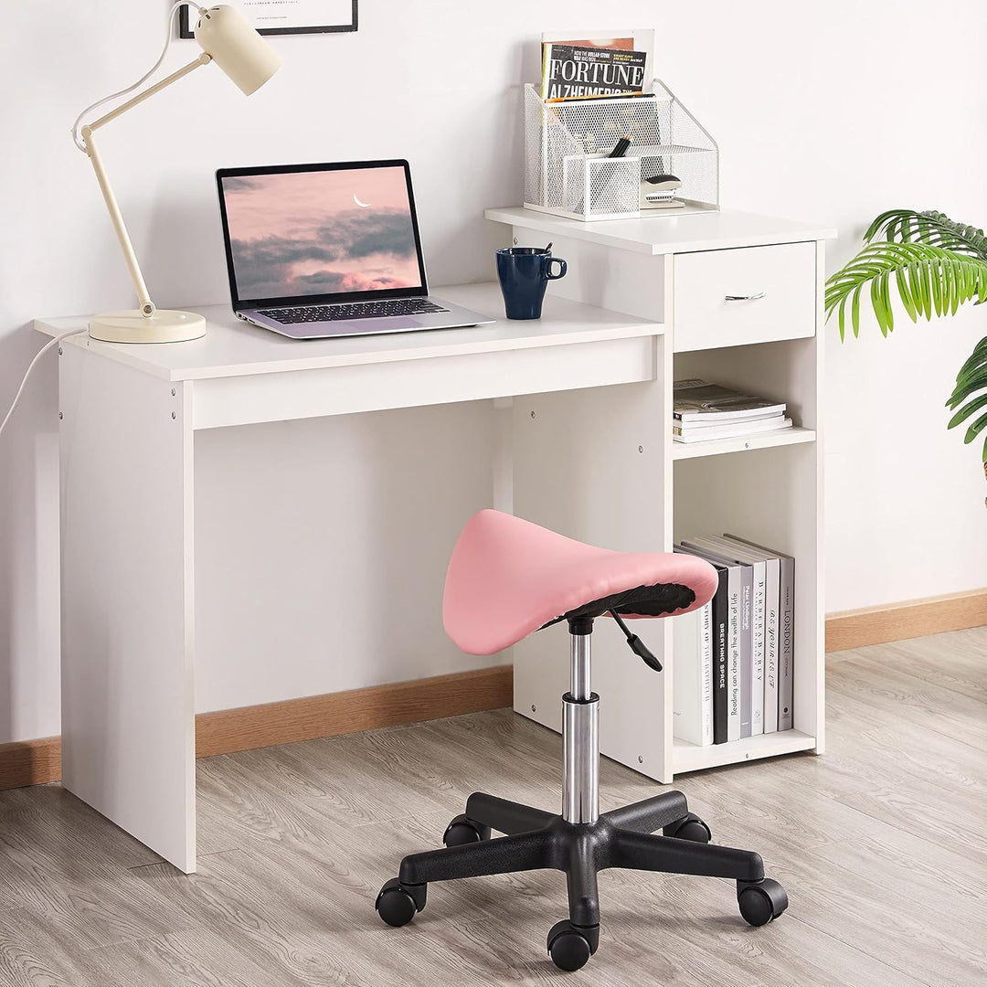 Yaheetech Sattelhocker Rollhocker Drehhocker Praxishocker Arbeitshocker Bürohocker Sitzhocker Hocker