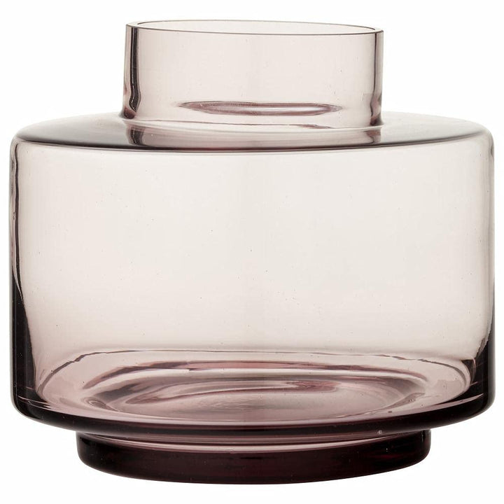 Lene Bjerre Vase Hedria, rosa, Glas 18 x 18 x 16 cm Rosa, 18 x 18 x 16 cm Rosa