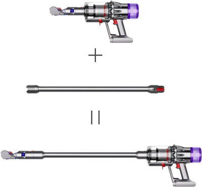 Verlängerungsrohr für Dyson V12 Detect Slim Stabstaubsauger, Ersatz Teleskoprohr Schnellspanner Verl