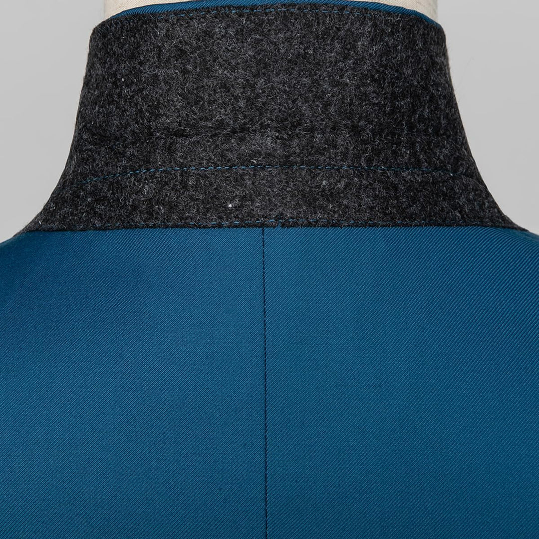 Allthemen Anzug Herren 2 Teilig Slim Fit Hochzeitanzug EIN Knopf Smoking Anzüge Sakko Hose S Blau, S
