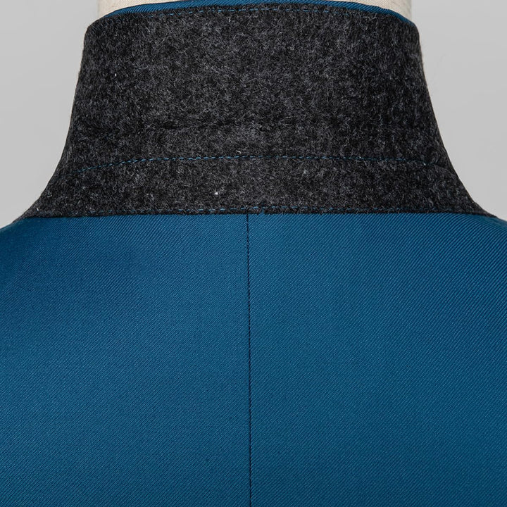 Allthemen Anzug Herren 2 Teilig Slim Fit Hochzeitanzug EIN Knopf Smoking Anzüge Sakko Hose S Blau, S