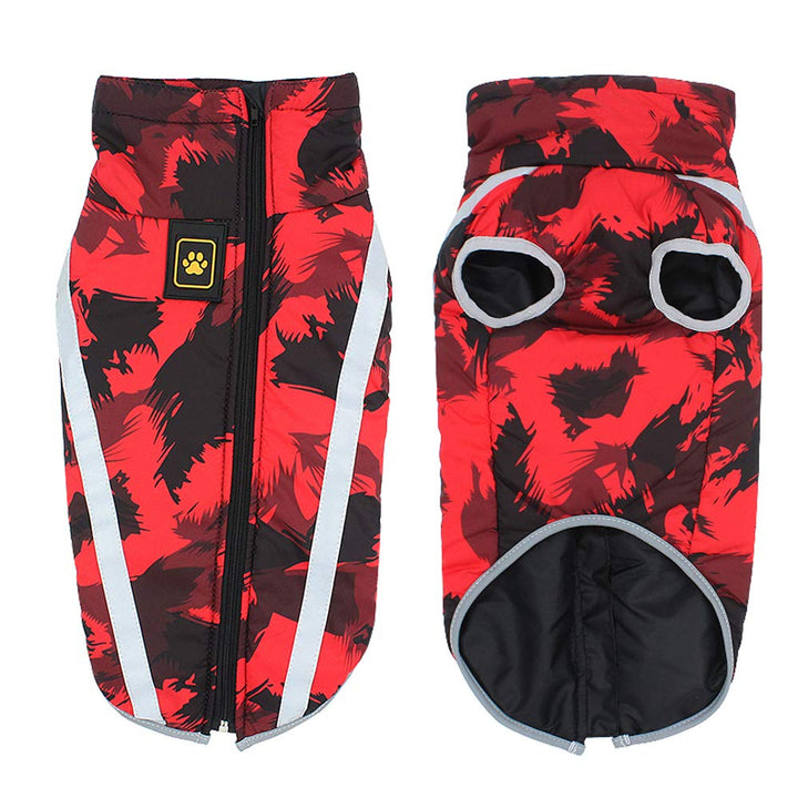 Idepet Haustier Katze Hundemantel, warme Hundepullover Winter klein mittel gross Hundejacken Weste W