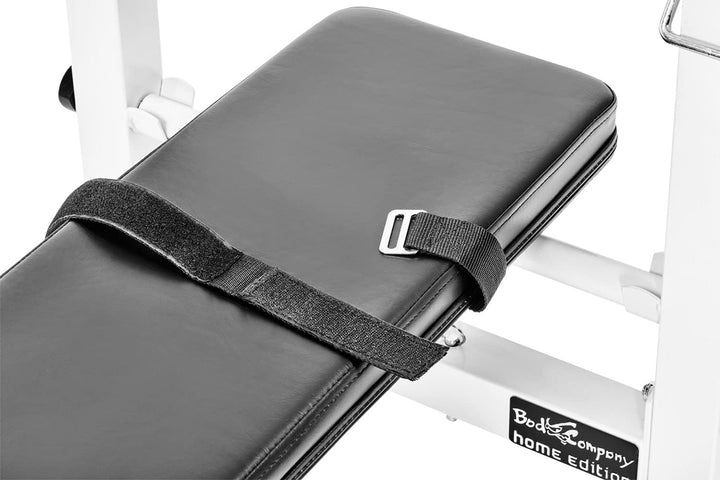 Bad Company Hantelbank mit Hantelablage inkl. Dip-Station I Klappbare Schrägbank für das Homegym I M