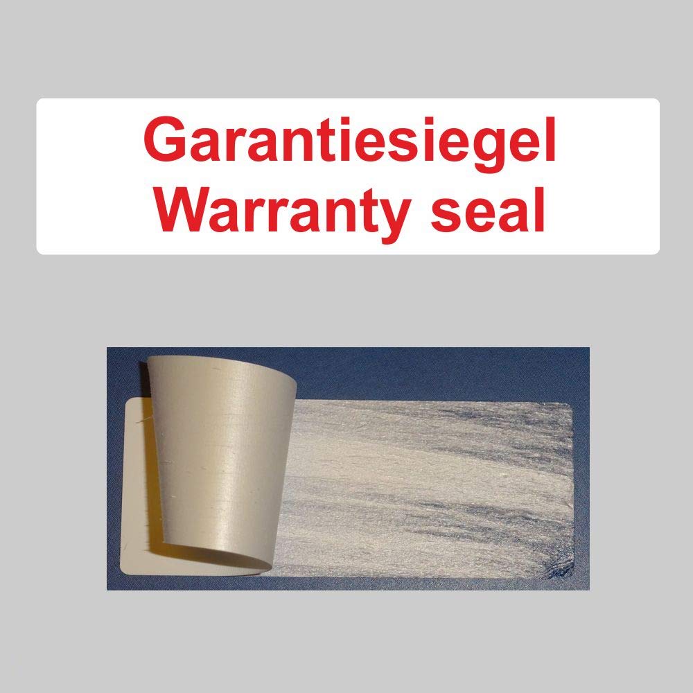 SECURITY WHITE PE - Sicherheitsetiketten"Garantiesiegel Warranty seal" auf Rolle - 80 x 20 mm - 1000