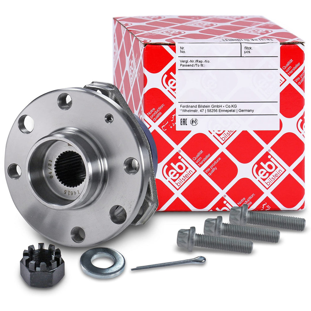 febi bilstein 14615 Radlagersatz mit Radnabe und Anbaumaterial , 1 Stück