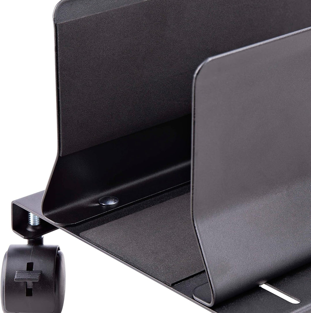 StarTech PC Ständer auf Rädern, Tragkraft 21kg (CPUMOBILESTND) | Rollwagen, Einstellbar, Computerstä