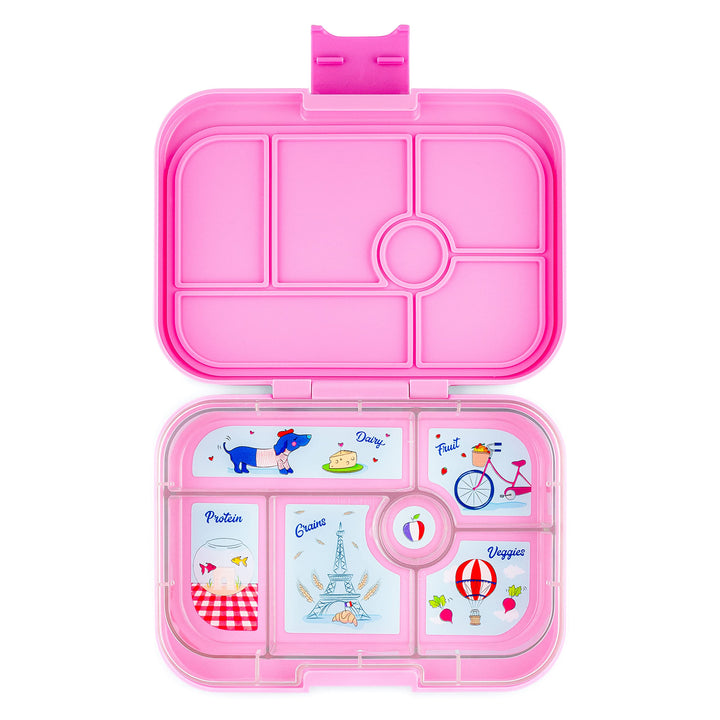Yumbox Original M Lunchbox - Brotdose 6 Fächer, mittelgross | Bento Box für Kindergarten Kinder, Sch