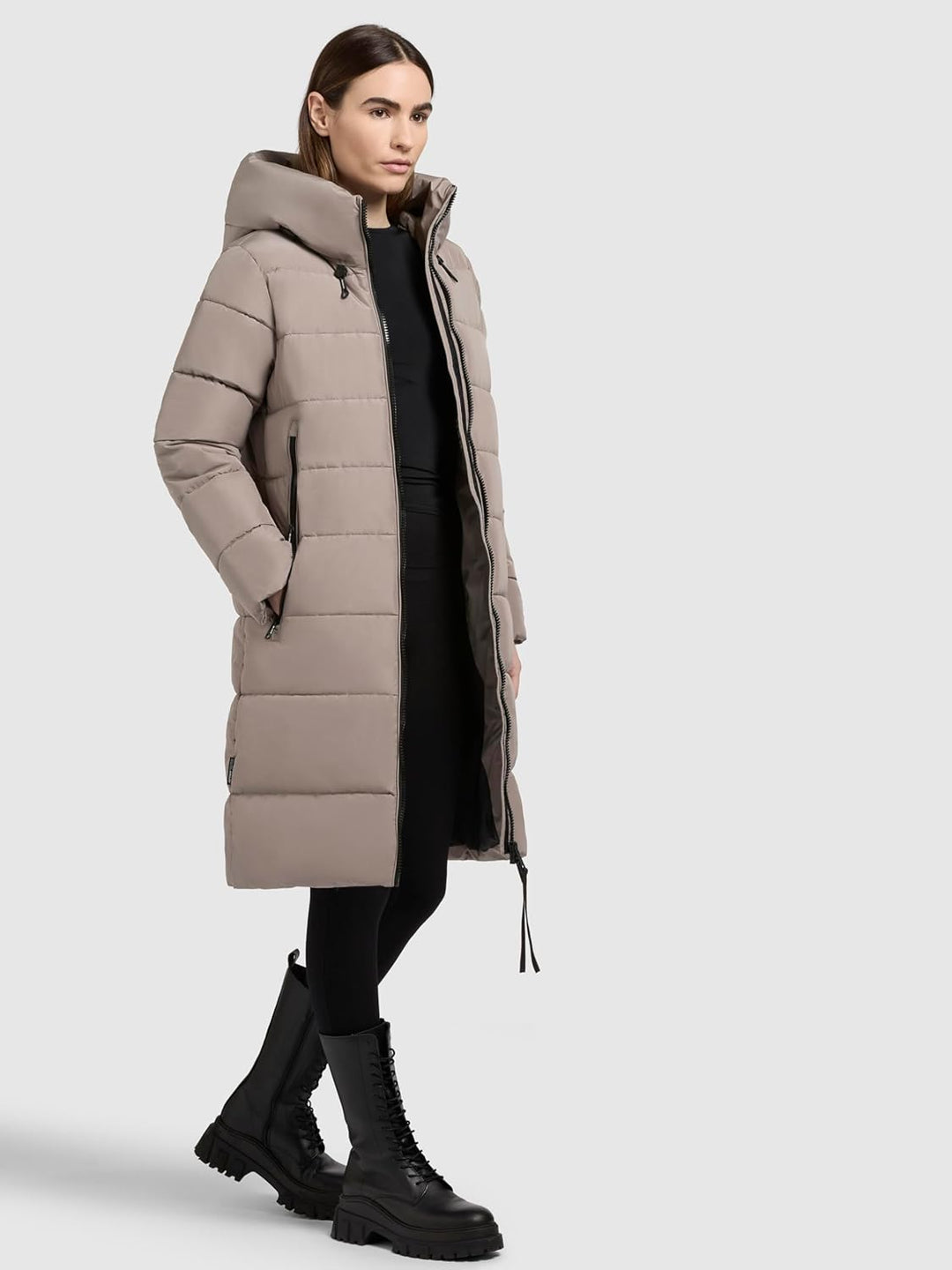 khujo Jilias5 Frauen Wintermantel XS Grau, XS Grau