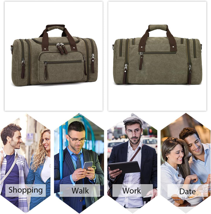 FANDARE Sport Reisetasche Herren/Damen Gym Handtasche Boston Handtasche Outdoor Camping Weekend Umhä