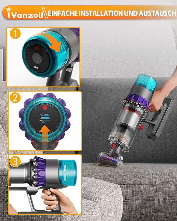 1 Stück Ersatz-HEPA-Filter für Dyson Gen 5 Detect Absolute Akku Staubsauger | kompatibel mit Dyson G