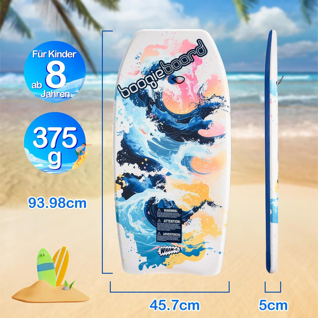 Wham-O Bodyboard 2er-Pack | Schwimmbrett für Strand & Schwimmbad | Leichtes Surfbrett Kinder | 94x46