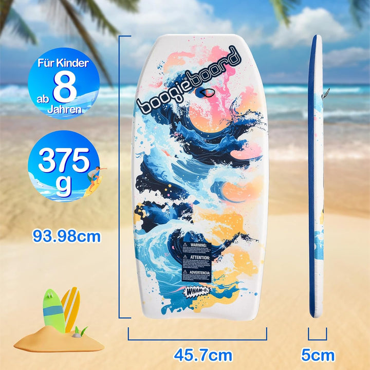 Wham-O Bodyboard 2er-Pack | Schwimmbrett für Strand & Schwimmbad | Leichtes Surfbrett Kinder | 94x46