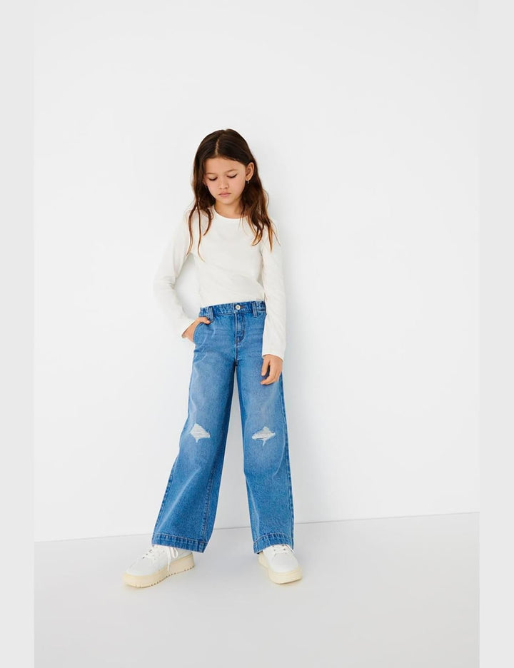 ONLY Mädchen Jeans 164 (14 Jahre, (Taille: 67 cm)) Light Blue Denim, 164 (14 Jahre, (Taille: 67 cm))