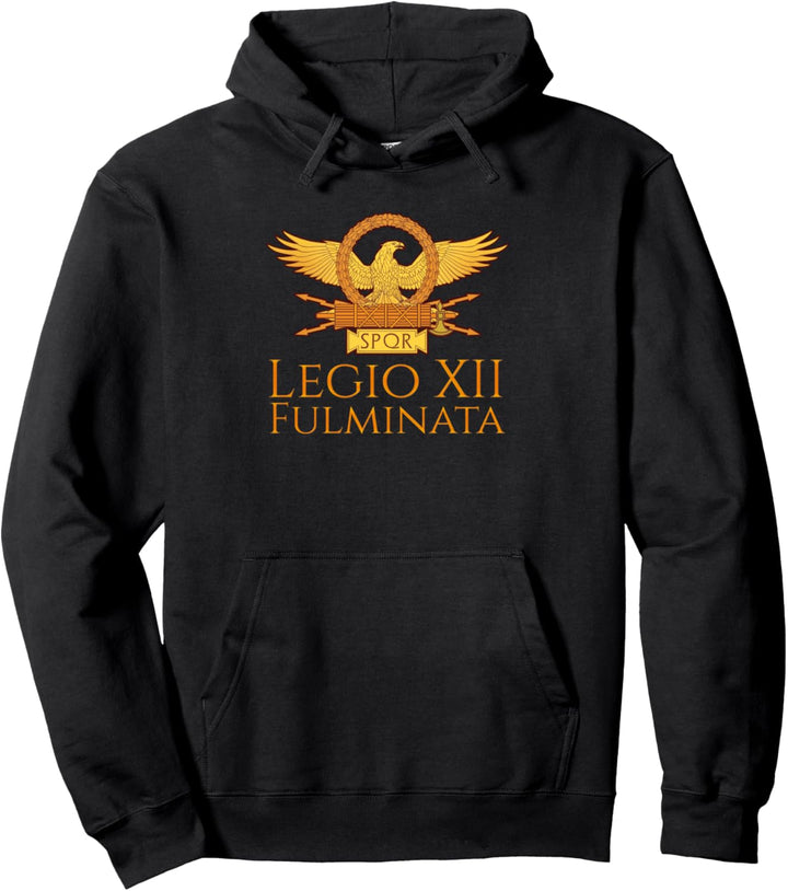 Legio XII Fulminata - Ancient Roman Imperial Legion - SPQR Pullover Hoodie