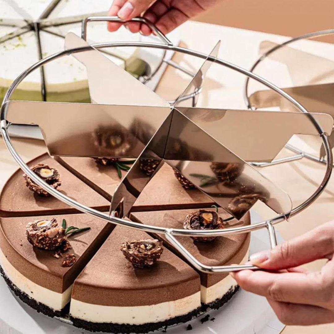 Generisch Kuchenschneider, Kuchenteiler, Brotkuchen-Portionsmarker, Edelstahl-Kuchenschneideform, Pi