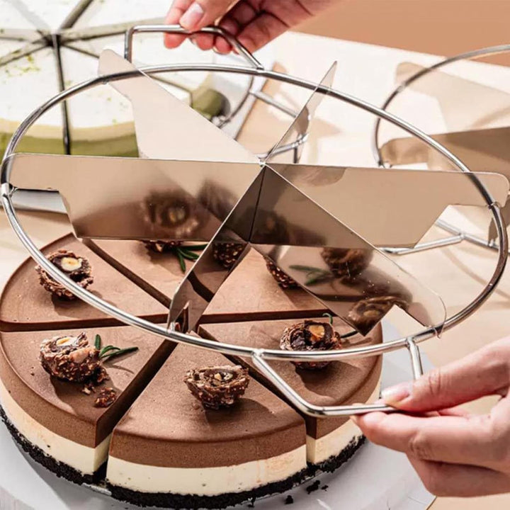 Generisch Kuchenschneider, Kuchenteiler, Brotkuchen-Portionsmarker, Edelstahl-Kuchenschneideform, Pi