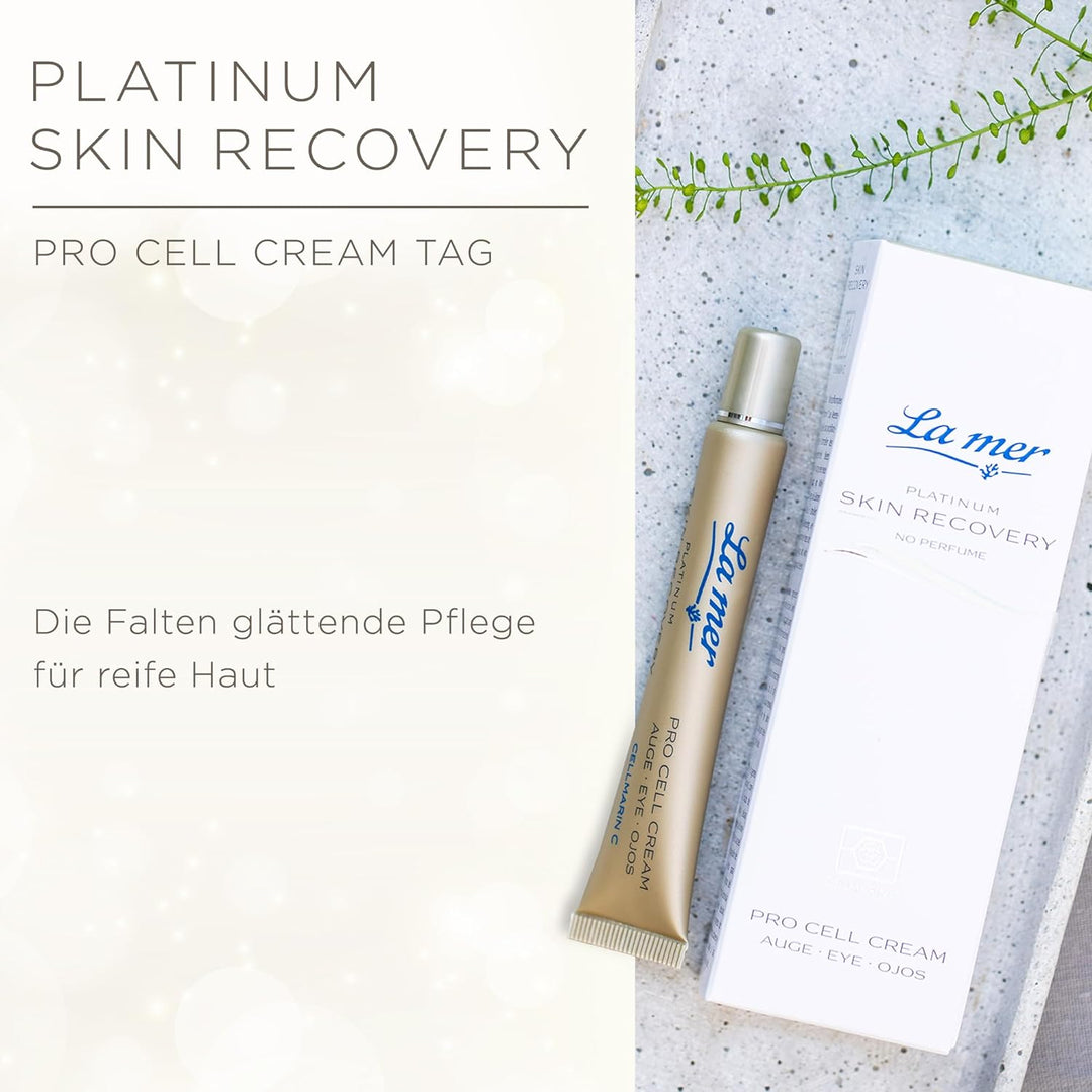 La mer Platinum Skin Recovery Pro Cell Cream Auge - Intensive Augencreme zur Verzögerung der Hautalt