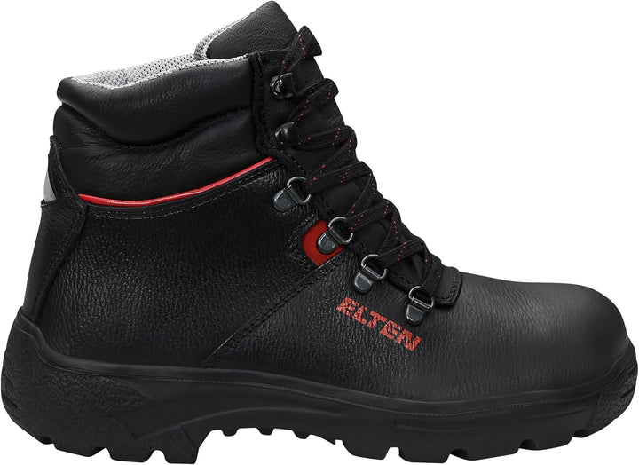 ELTEN Sicherheitsschuhe RENZO Mid ESD S3, Damen und Herren, Leder, Stahlkappe, leicht, robust, Schwa