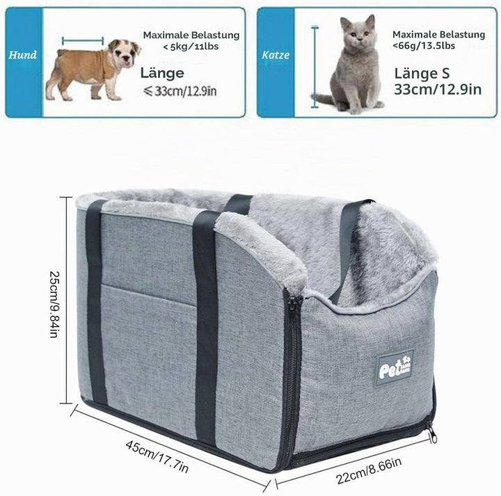 Mittelkonsole Hund Autositz | Armlehne Hund Auto Reisesitz | Wasserdichter Auto Rücksitzbezug Hausti