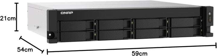 Qnap NAS-kompatibel TS-873AeU-4G 0/8HDD, Schwarz