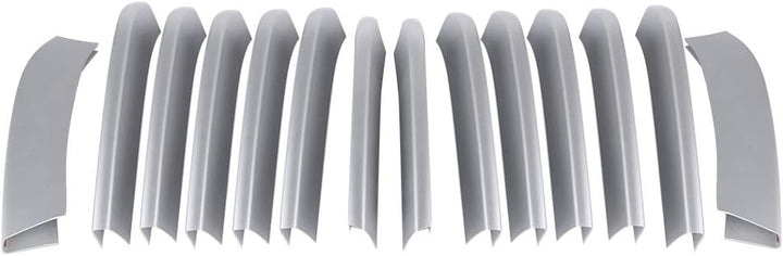 Auto Kühlergrill Abdeckung Trim, 14PCS Auto Kühlergrill Abdeckung Trim Aufkleber Zubehör Ersatz für
