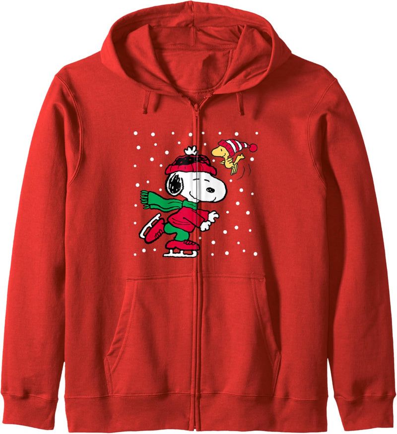 Peanuts - Christmas Snoopy Ice Skating Kapuzenjacke