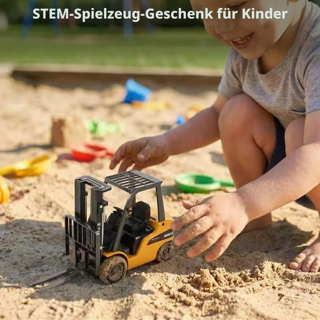 Gabelstapler Spielzeug Modell Kinder, Zum Aufsteigen und Herablassen 1:50 Engineering Auto Legierung