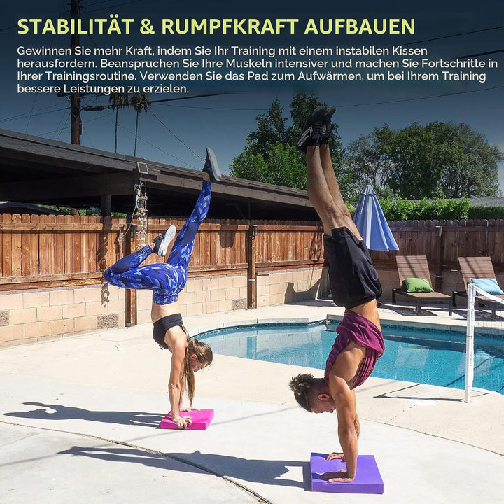 ProsourceFit Balance Pad für das Training – Grosses, Gepolstertes, Rutschfestes Balancekissen &amp; Glei