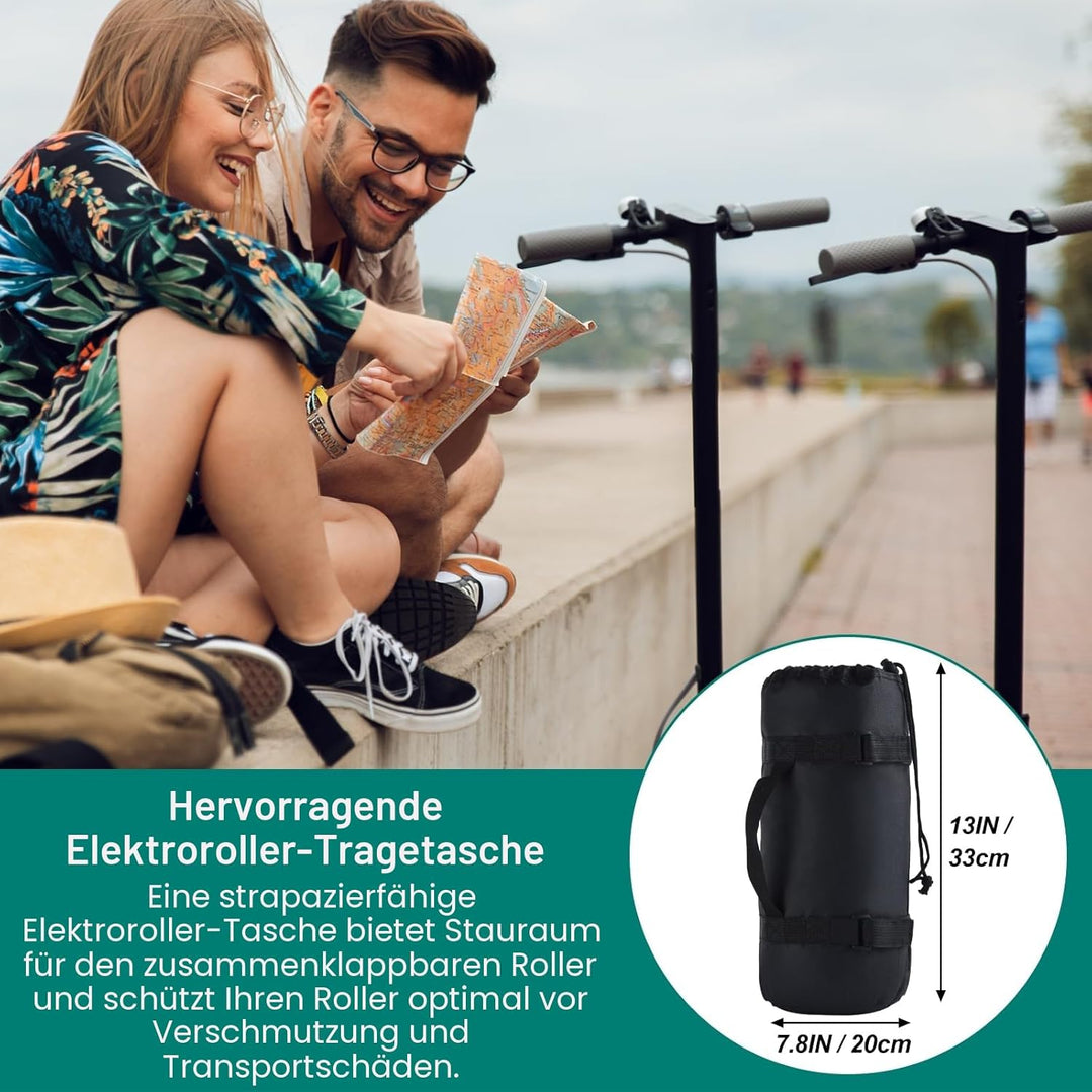 Scooter Tasche,Verbessert 900D Oxford Tasche für E-Scooter Wasserdicht，Universell E Roller tasche mi