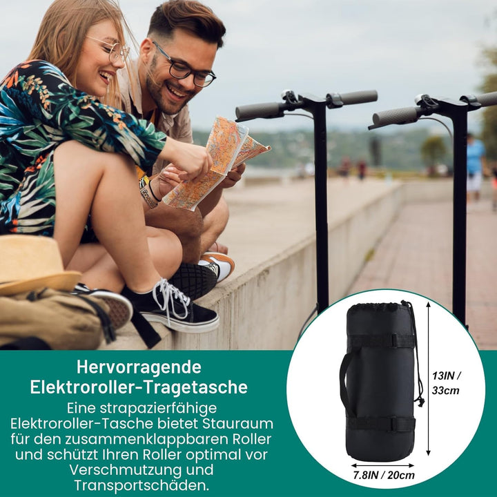 Scooter Tasche,Verbessert 900D Oxford Tasche für E-Scooter Wasserdicht，Universell E Roller tasche mi